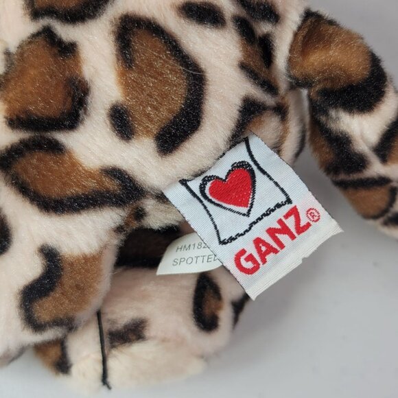 Webkinz Spotted Leopard Plush Brown Stuffed Animal Beans Ganz No Codes HM182 - Picture 9 of 11